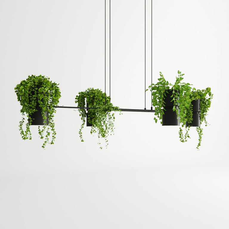 Sollux Lighting Pendant Lamp KUKKIA Black