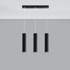 Modern ceiling lamps Sollux Lighting  Pendant lamp LAGOS 3L black