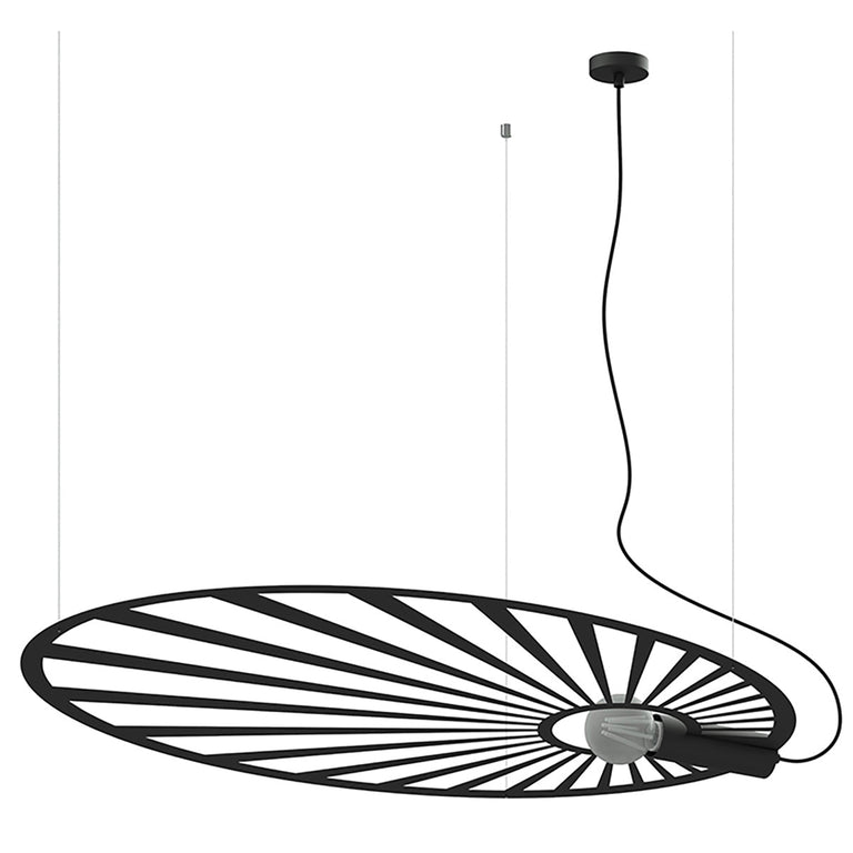 Sollux Lighting Pendant Lamp LEHDET Black