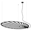 Elegant Sollux Lighting Pendant Lamp LEHDET Black design.
