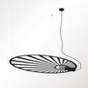 Modern Sollux Lighting Pendant Lamp LEHDET Black illuminating a kitchen.
