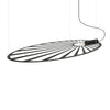 Contemporary Sollux Lighting Pendant Lamp LEHDET Black  in an open space.