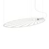 Sophisticated Sollux Lighting Pendant Lamp LEHDET White in an open space.
