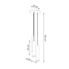 Stylish Sollux Lighting Pendant Lamp LINO 3P for living roomPendant lamp LINO 3P
