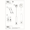 Sollux Lighting Pendant Lamp LINO Wood as a pendant light over island