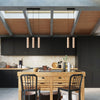 Ceiling lamp for kitchen, Pendant lamp LINO wood