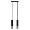 Sollux Lighting Pendant Lamp LOOPEZ 2 Black/Chrome stylish pendant light
