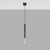 Kitchen island lighting Sollux Lighting Pendant Lamp MOZAICA 1 Black/Chrome
