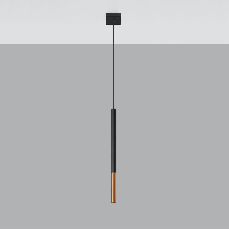 Sollux Lighting Pendant Lamp MOZAICA 1 Black/Copper