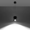 Sollux Lighting Pendant Lamp ORBIS 1 Black adds sophistication to any room