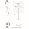 Pendant lamp ORBIS 1 black
