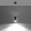 Sollux Lighting Orbis 1 grey pendant lamp for elegant interiors