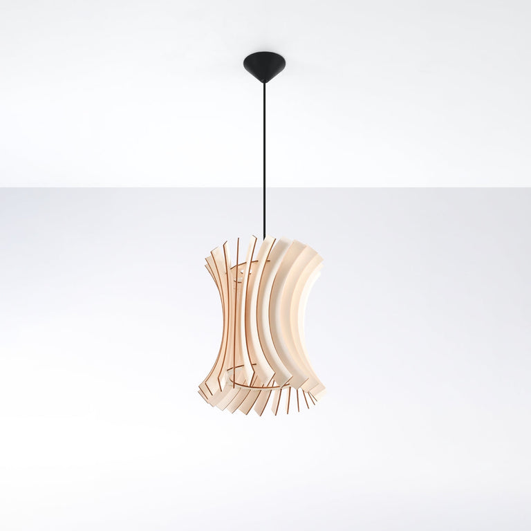 Sollux Lighting Pendant Lamp ORIANA Wood