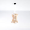Hanging lights for living room, Sollux Lighting  Pendant lamp ORIANA wood