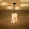 Pendant lamp ORIANA wood for Scandinavian decor
