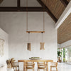 Perfect for ceiling lamp in bedroom or kitchen Pendant lamp ORIANA wood