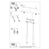Modern pendant ceiling lights, Sollux Lighting Pendant Lamp PABLO 2 black