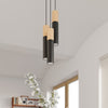 Bathroom pendant lighting with Sollux Lighting Pendant Lamp PABLO 2 black