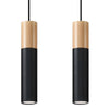 Pendant light Sollux Lighting Pendant Lamp PABLO 2 black for modern interiors