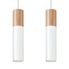 Pendant light Sollux Lighting Pendant Lamp PABLO 2 White for modern interiors
