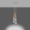 Sollux Lighting Pendant Lamp Pablo 3P White enhancing Scandinavian decor

