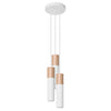 Sollux Lighting Pendant Lamp Pablo 3P White in a modern kitchen
