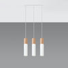 Pendant lamp PABLO 3 white available in classic colors like black and white
