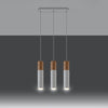 Pendant lamp PABLO 3 white perfect for modern, Scandinavian, and loft interiors