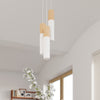 Pendant lamp PABLO 3 white easy to integrate into various home decor styles