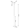 Versatile ceiling lamp for bedroom from the PASTELO collection.
