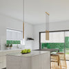 Gold pendant light Sollux Lighting Pendant Lamp PASTELO 1
