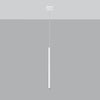Stylish pendant lighting Sollux Lighting Pendant Lamp PASTELO 1 White for kitchen islands

