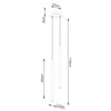 Chic ceiling lamps Sollux Lighting Pendant Lamp PASTELO 2 for modern homes
