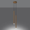 Versatile hanging lights for kitchen Sollux Lighting Pendant Lamp PASTELO 2 Gold 
