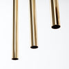 Elegant pendant light Sollux Lighting Pendant Lamp PASTELO 3L Polished Gold
