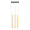 Pendant light fixture Sollux Lighting Pendant Lamp PASTELO 3L Polished Gold

