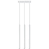 Pendant lamp PASTELO 3 white  hanging in a modern kitchen