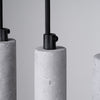 Unique Ceiling Light Fixture: Sollux Lighting Pendant Lamp PASTELO 5L Concrete
