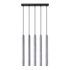 Sleek Ceiling Lamps: Sollux Lighting Pendant Lamp PASTELO 5L Concrete
