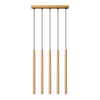 Hanging lights design Sollux Lighting Pendant Lamp PASTELO 5L Gold.

