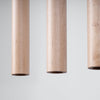 Island pendant lights from Sollux Lighting Pendant Lamp PASTELO 5L Wood.
