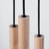Pendant lighting featuring Sollux Lighting Pendant Lamp PASTELO 5P Wood.
