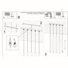 Elegant hanging lights for kitchen Pendant lamp PASTELO 5 black