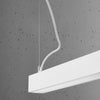 Contemporary hanging lights: Sollux Lighting PINNE 150 White
