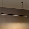 Elegant ceiling light fixture Sollux Lighting Pendant lamp PINNE 200 black