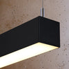 Minimalist pendant light fitting Sollux Lighting Pendant lamp PINNE 200 black