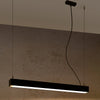 Stylish pendant light fixture Sollux Lighting Pendant lamp PINNE 67 black