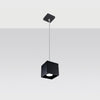 Modern pendant ceiling light Sollux Lighting QUAD 1 Black