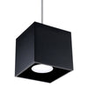 Ceiling light Sollux Lighting Pendant Lamp QUAD 1 Black