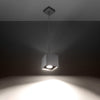 Contemporary ceiling lamp for kitchen Sollux Lighting Pendant Lamp QUAD 1 Grey